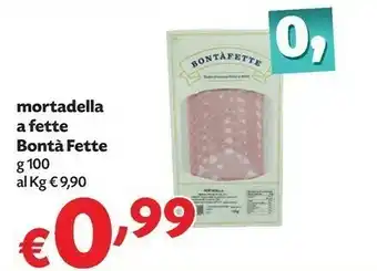 Pam Bontàfette Mortadella A Fette offerta