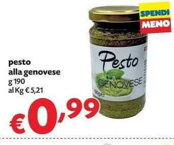 Pam Pesto Alla Genovese offerta
