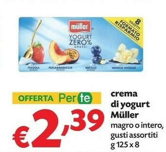 Pam Muller Crema Di Yogurt offerta