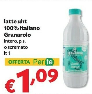 Pam Granarolo Latte Uht 100% Italiano offerta