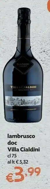 Pam Villa Cialdini Lambrusco Doc offerta