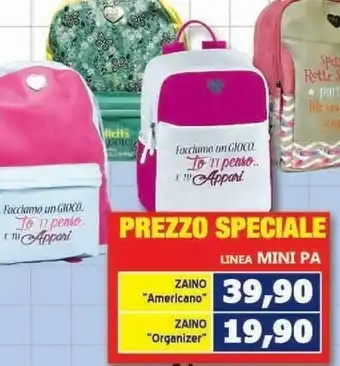 Casabalò Zaino Americano offerta