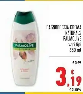 Conad City Palmolive Bagnodoccia Crema Naturals offerta