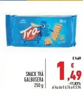 Conad City Galbusera Snack Trà offerta