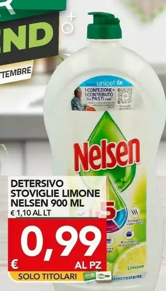 TuoDi Nelsen Detersivo piatti offerta