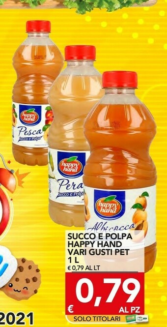 TuoDi Happy hand Succhi di frutta offerta