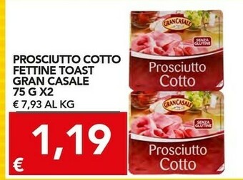 TuoDi Gran casale Prosciutto Cotto offerta