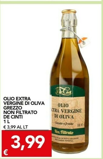 TuoDi De cinti Olio Extra Vergine Di Oliva 1000 G(ml) offerta