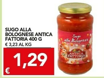 TuoDi Antica fattoria Sugo Alla Bolognese offerta