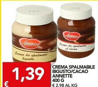 TuoDi Annette Crema al cioccolato offerta