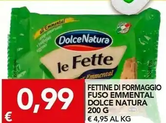 TuoDi Dolce natura Le Fette All'Emmental 200 G(ml) offerta