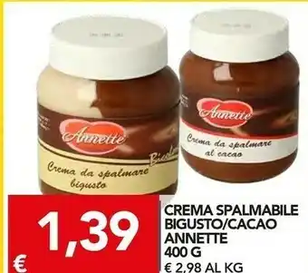 Annette Crema al cioccolato
