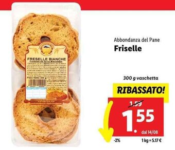 Lidl Abbondanza del Pane Friselle 300 g offerta