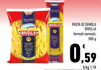 Conad PASTA DI SEMOLA DIVELLA formati normali, 500 g offerta