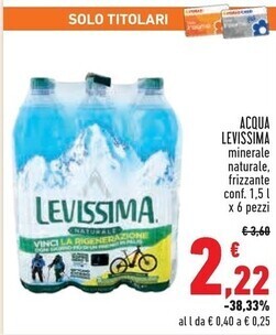 Conad City Levissima acqua offerta