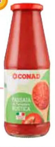 Conad passata di pomodoro rustica CONAD 690 g offerta