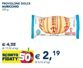 Esselunga PROVOLONE DOLCE AURICCHIO 250 g offerta