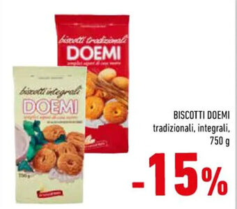 Conad BISCOTTI DOEMI tradizionali, integrali, 750 g offerta