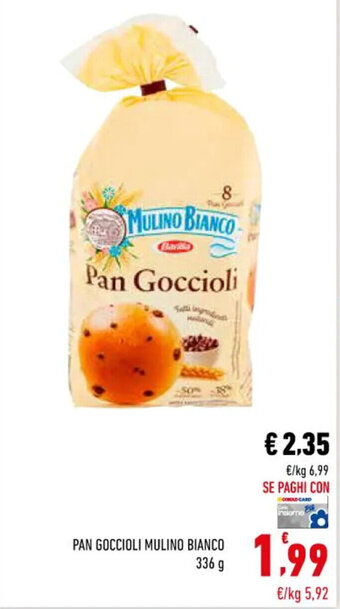 Conad PAN GOCCIOLI MULINO BIANCO 336 g offerta
