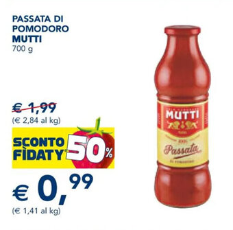 Esselunga PASSATA DI POMODORO MUTTI 700 g offerta