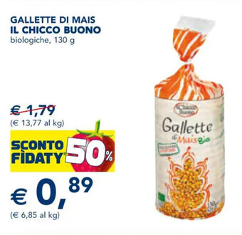 GALLETTE DI MAIS IL CHICCO BUONO biologiche, 130 g