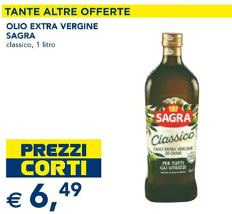 Esselunga OLIO EXTRA VERGINE SAGRA 1 litro offerta