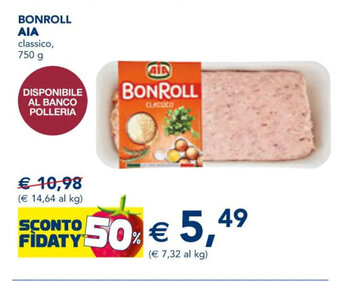 Esselunga BONROLL AIA classico, 750 g offerta