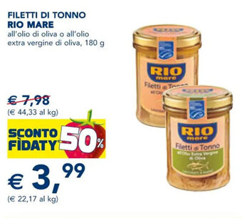 FILETTI DI TONNO RIO MARE 180 g