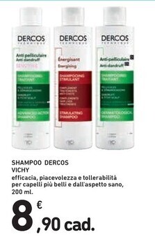 Spazio Conad Vichy shampoo dercos offerta