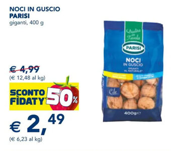 NOCI IN GUSCIO PARISI giganti, 400 g