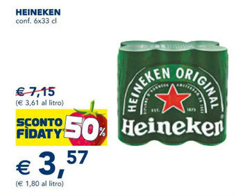 Esselunga HEINEKEN conf. 6x33 cl offerta