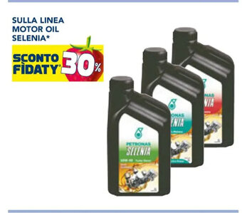 Esselunga SULLA LINEA MOTOR OIL SELENIA* offerta
