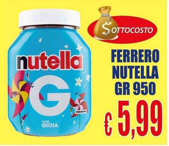 Supermercato Papale FERRERO NUTELLA GR 950 offerta