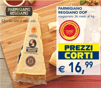Esselunga PARMIGIANO REGGIANO DOP stagionato 36 mesi, al kg offerta