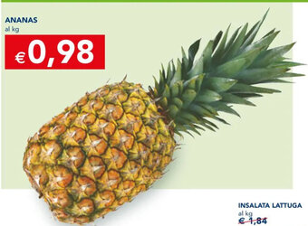 Esselunga ANANAS al kg offerta