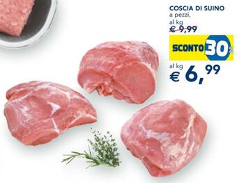 Esselunga COSCIA DI SUINO a pezzi, al kg offerta
