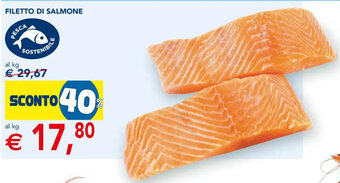 Esselunga FILETTO DI SALMONE offerta