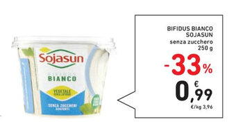 Spazio Conad BIFIDUS BIANCO SOJASUN senza zucchero 250 g offerta