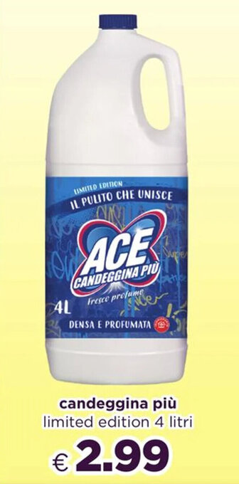 ACE candeggina più limited edition 4 litri