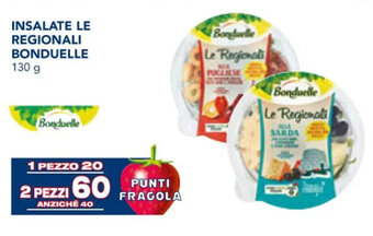 Esselunga INSALATE LE REGIONALI BONDUELLE 130 g offerta