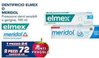 Esselunga DENTIFRICIO ELMEX O MERIDOL offerta