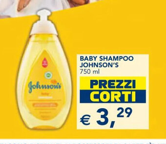 Esselunga BABY SHAMPOO JOHNSON'S 750 ml offerta