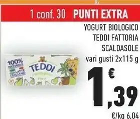 Conad Fattoria Scaldasole - Teddi Yogurt Albicocca Bio 230 G(ml) offerta