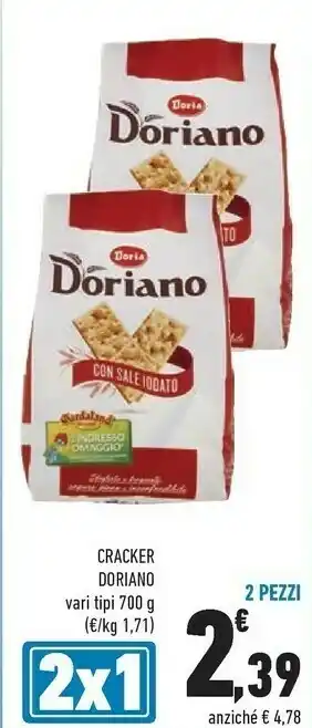 Conad Doria No Cracker Salati 700 G(ml) offerta