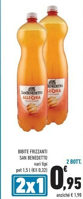 Conad San Benedetto Ginger 1500 G(ml) offerta