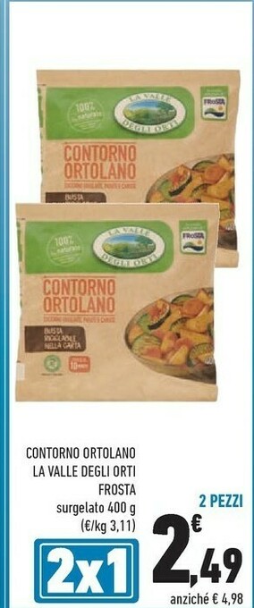 Conad La Valle Degli Orti - Contorno Ortolano 400 G(ml) offerta