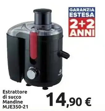 Carrefour Mandine Estrattore Di Succo MJE350-21 offerta
