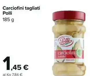Carrefour Polli Carciofini sott'olio offerta