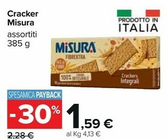 Carrefour Misura Crackers offerta