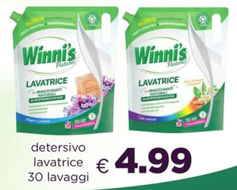 Acqua & Sapone Winni's detersivo lavatrice 30 lavaggi offerta
